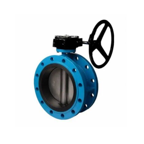 Dubble Flanged Type Butterfly Valve Gear Operated