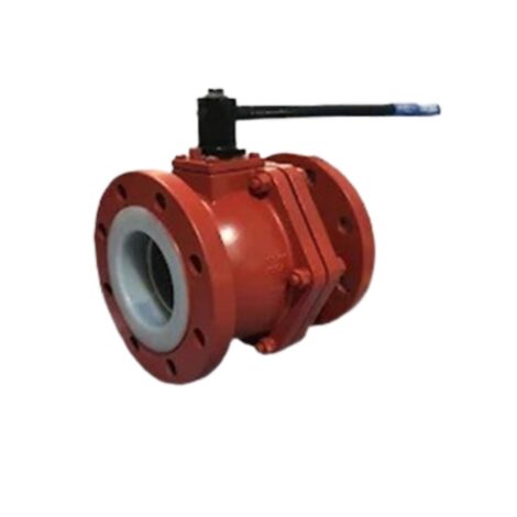 Lined Two Piece Design Ball Valve Reduce or Full Bore Lever Operated