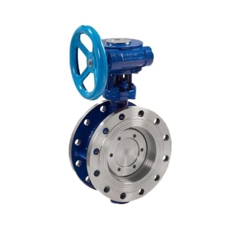 Offset Disc Type Butterfly Valve Gear Operated