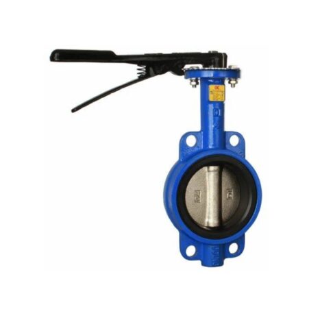 Wafer Type Lined Butterfly Valve Lever Operated