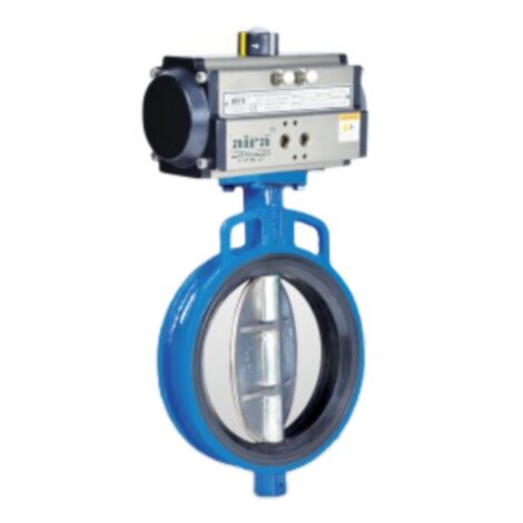 Wafer Type Butterfly Valve Pneumatic Operated